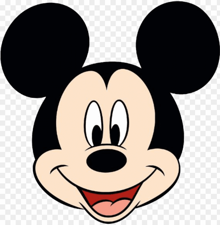 Mickey Face Png - KibrisPDR