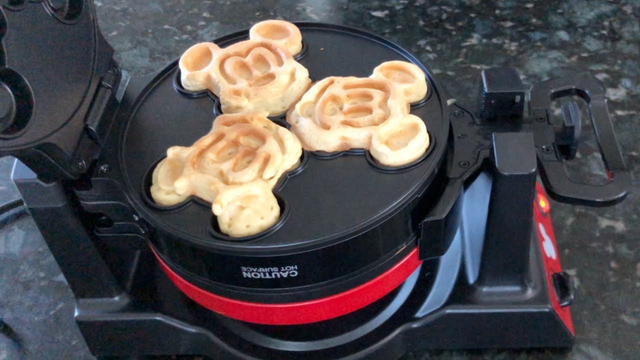 Detail Mickey Flip Waffle Maker Nomer 10