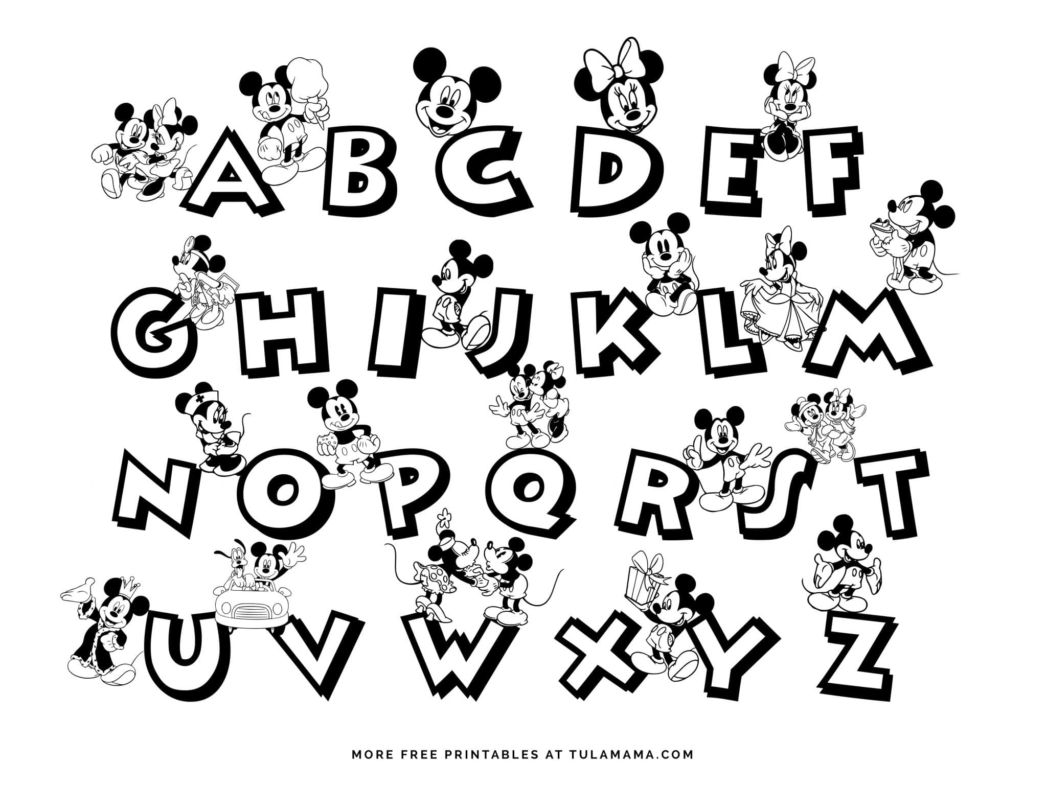 Detail Mickey Font Free Nomer 13