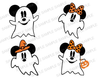 Detail Mickey Ghost Clipart Nomer 4