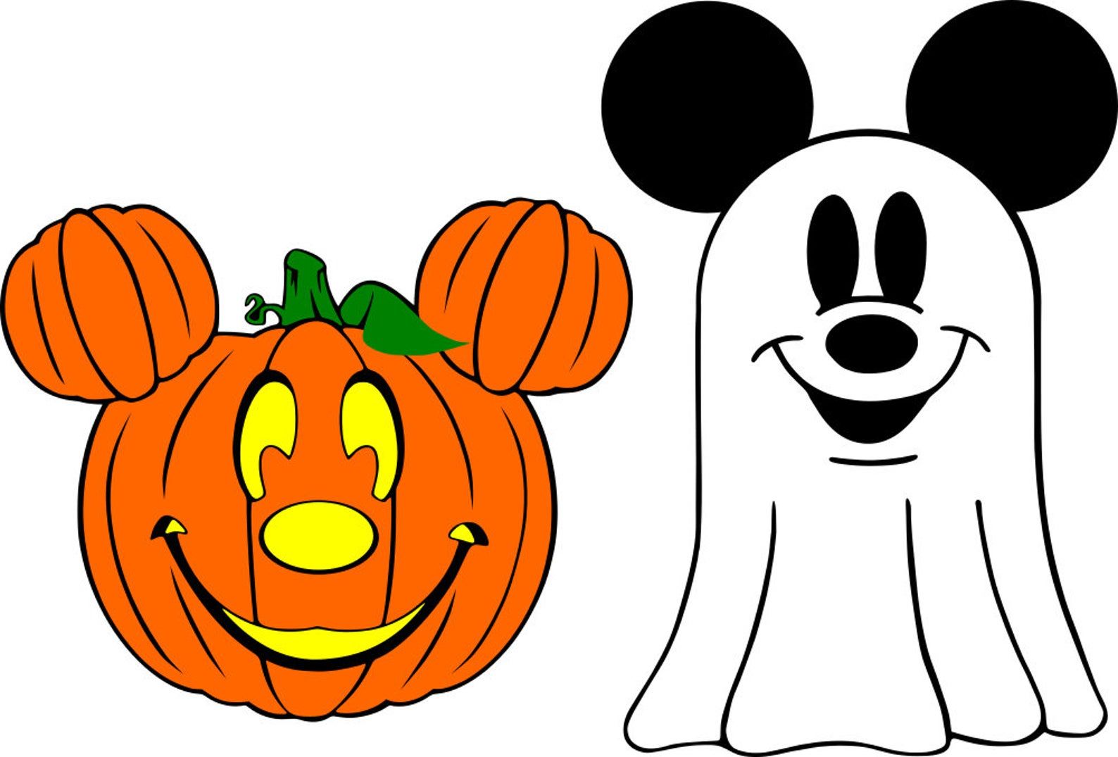 Detail Mickey Ghost Clipart Nomer 5