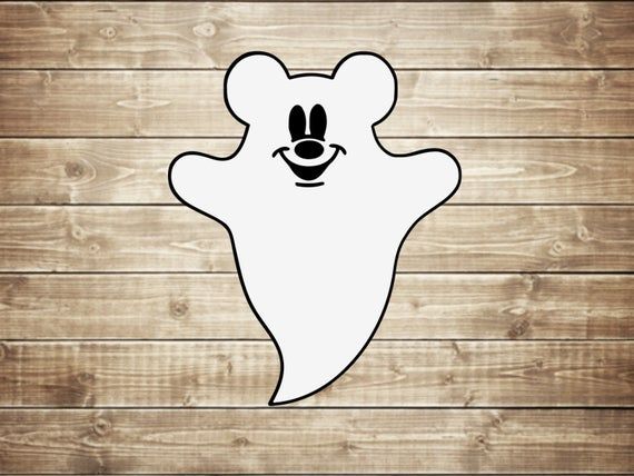 Detail Mickey Ghost Silhouette Nomer 15