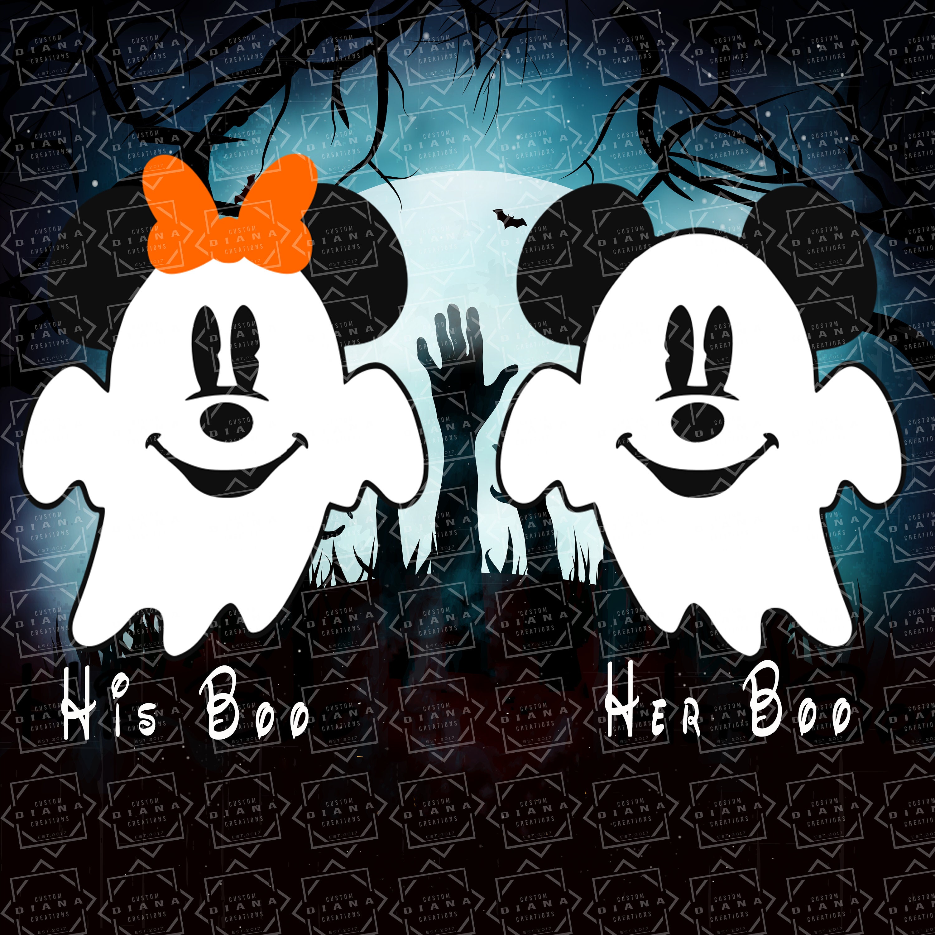 Detail Mickey Ghost Silhouette Nomer 34