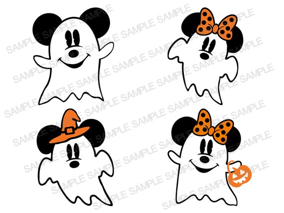 Detail Mickey Ghost Silhouette Nomer 5
