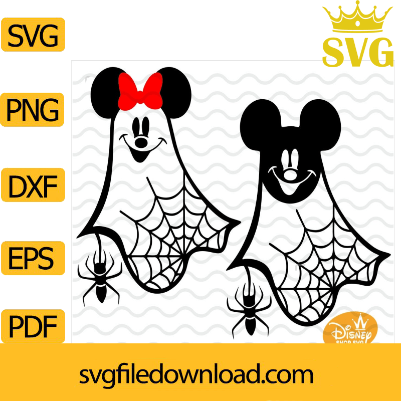Detail Mickey Ghost Silhouette Nomer 39
