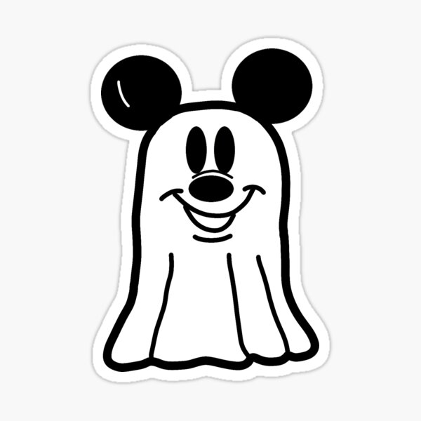 Detail Mickey Ghost Silhouette Nomer 8