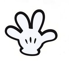 Detail Mickey Glove Clipart Nomer 2