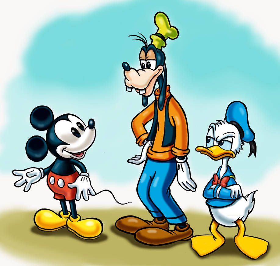 Detail Mickey Goofy And Donald Nomer 2
