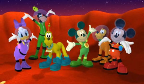 Detail Mickey Goofy On Mars Nomer 25