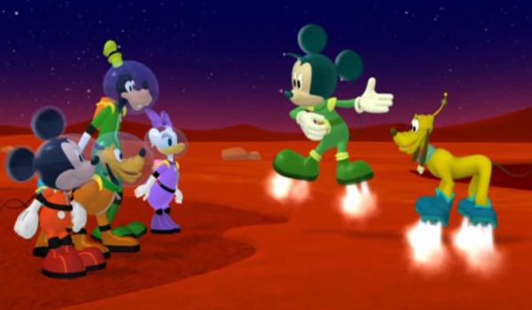 Detail Mickey Goofy On Mars Nomer 26
