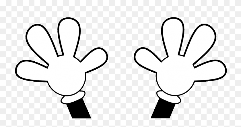 Detail Mickey Hands Clipart Nomer 23