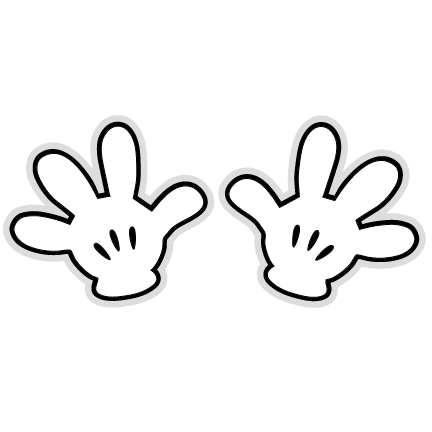 Detail Mickey Hands Clipart Nomer 5