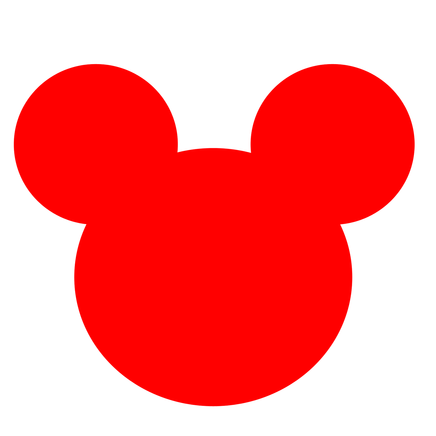 Detail Mickey Head Clipart Nomer 6