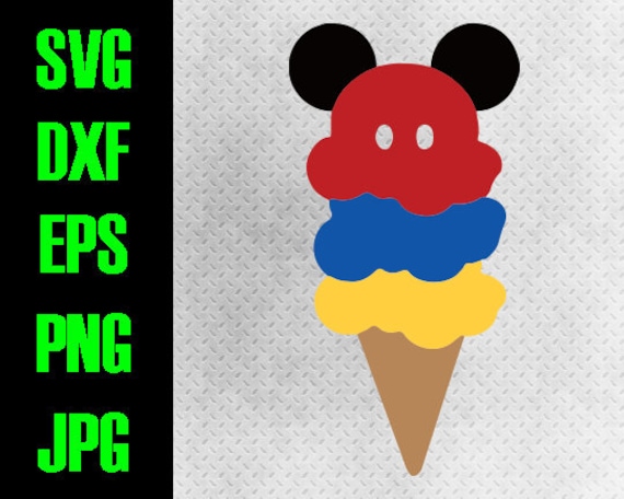 Detail Mickey Ice Cream Clipart Nomer 9