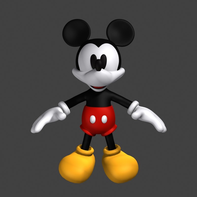 Detail Mickey Mouse 3d Nomer 11