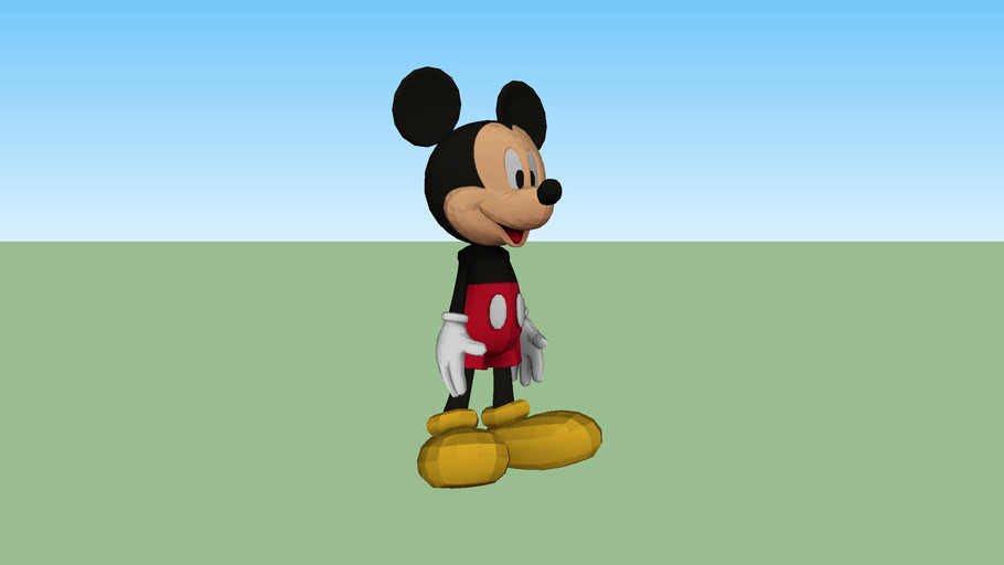 Detail Mickey Mouse 3d Nomer 14