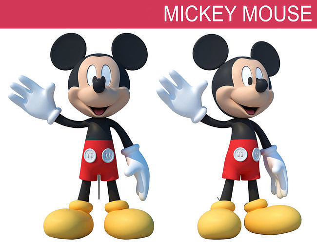 Detail Mickey Mouse 3d Nomer 15