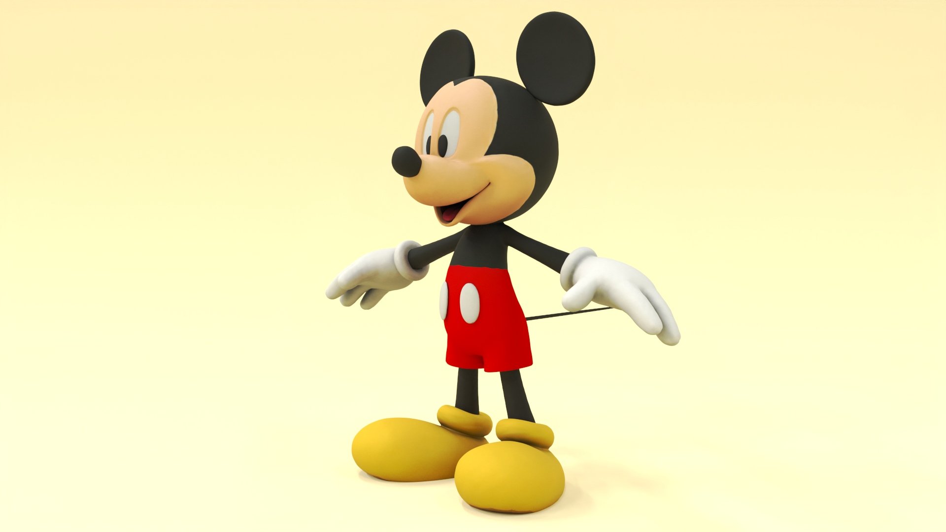 Detail Mickey Mouse 3d Nomer 21