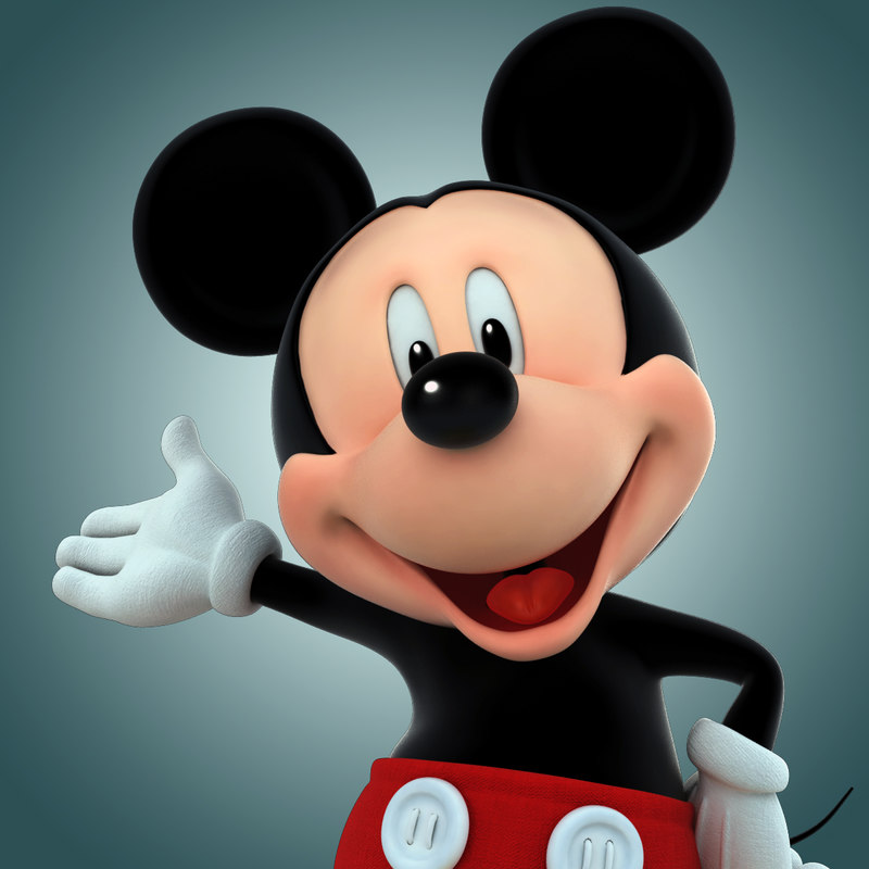 Detail Mickey Mouse 3d Nomer 23