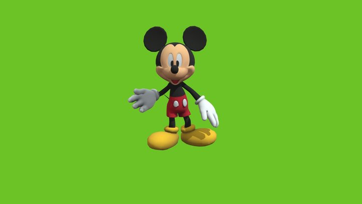 Detail Mickey Mouse 3d Nomer 26