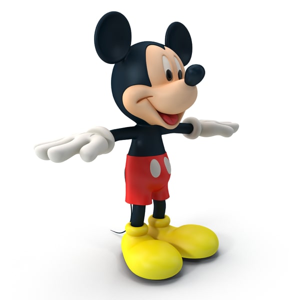 Detail Mickey Mouse 3d Nomer 8