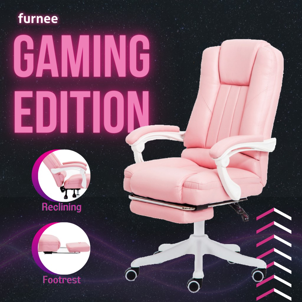 Detail Kursi Gamers Warna Pink Nomer 46