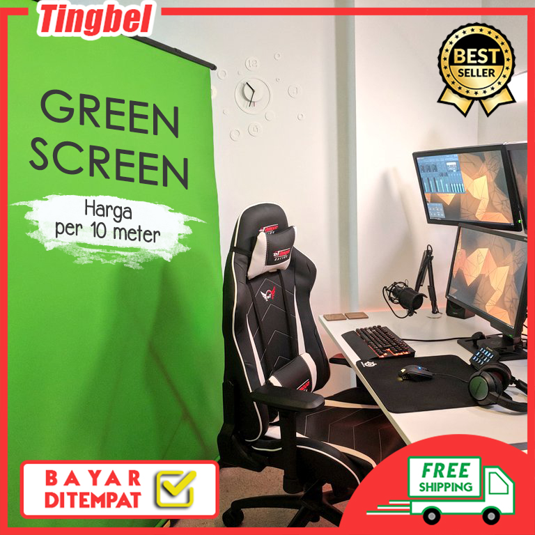 Detail Kursi Gaming Background Green Screen Nomer 29