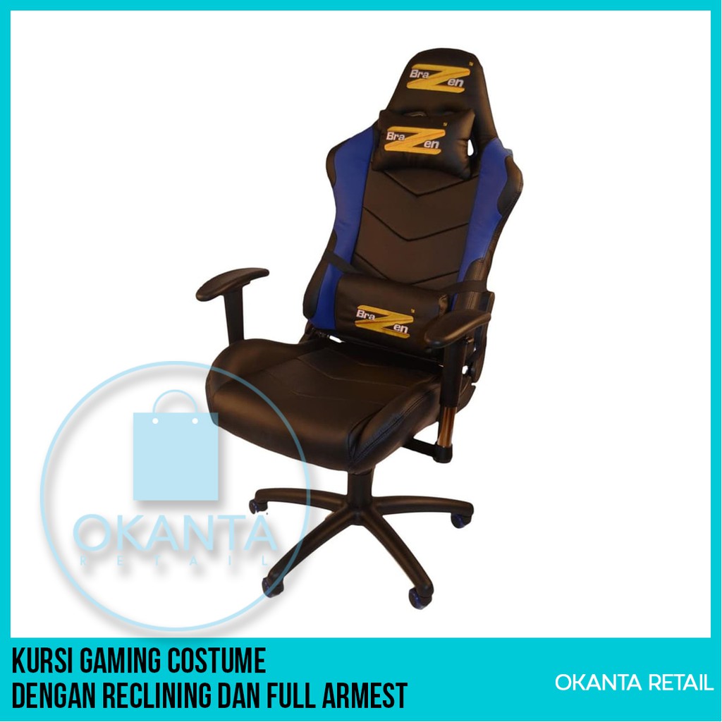 Detail Kursi Gaming Custom Nama Nomer 5