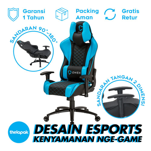 Detail Kursi Gaming Warna Biru Nomer 25