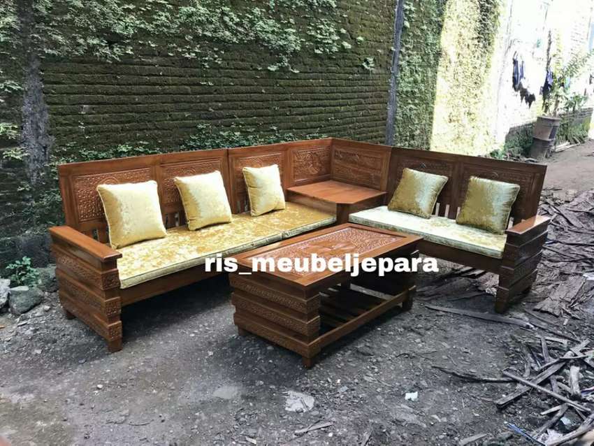 Detail Kursi Kayu Busa Minimalis Nomer 45