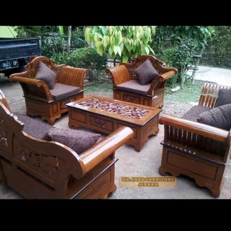 Detail Kursi Kayu Busa Minimalis Nomer 53