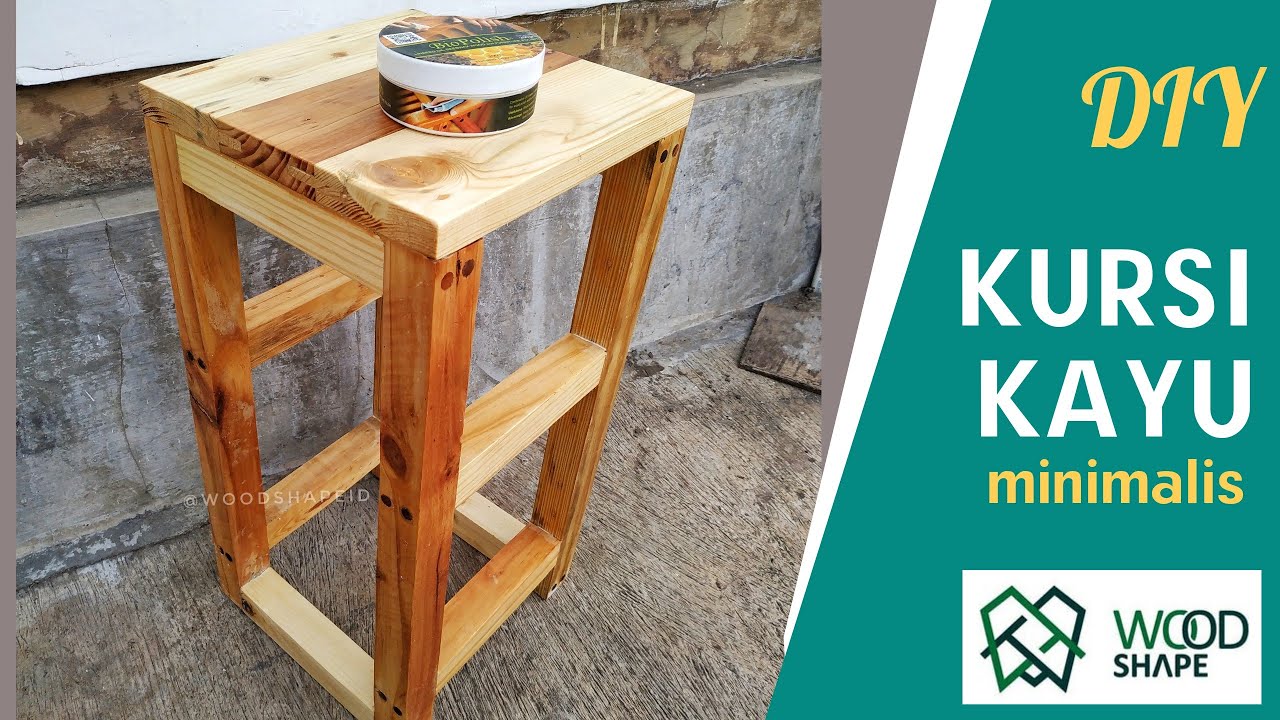 Detail Kursi Kayu Kotak Minimalis Nomer 23