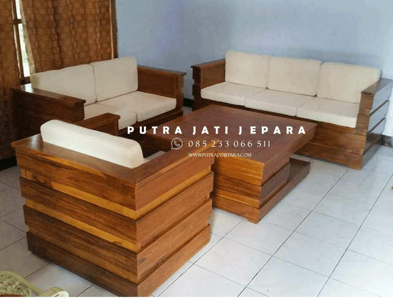 Detail Kursi Kayu Kotak Minimalis Nomer 8