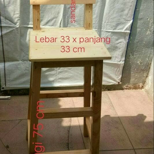 Detail Kursi Kayu Sandaran Nomer 48