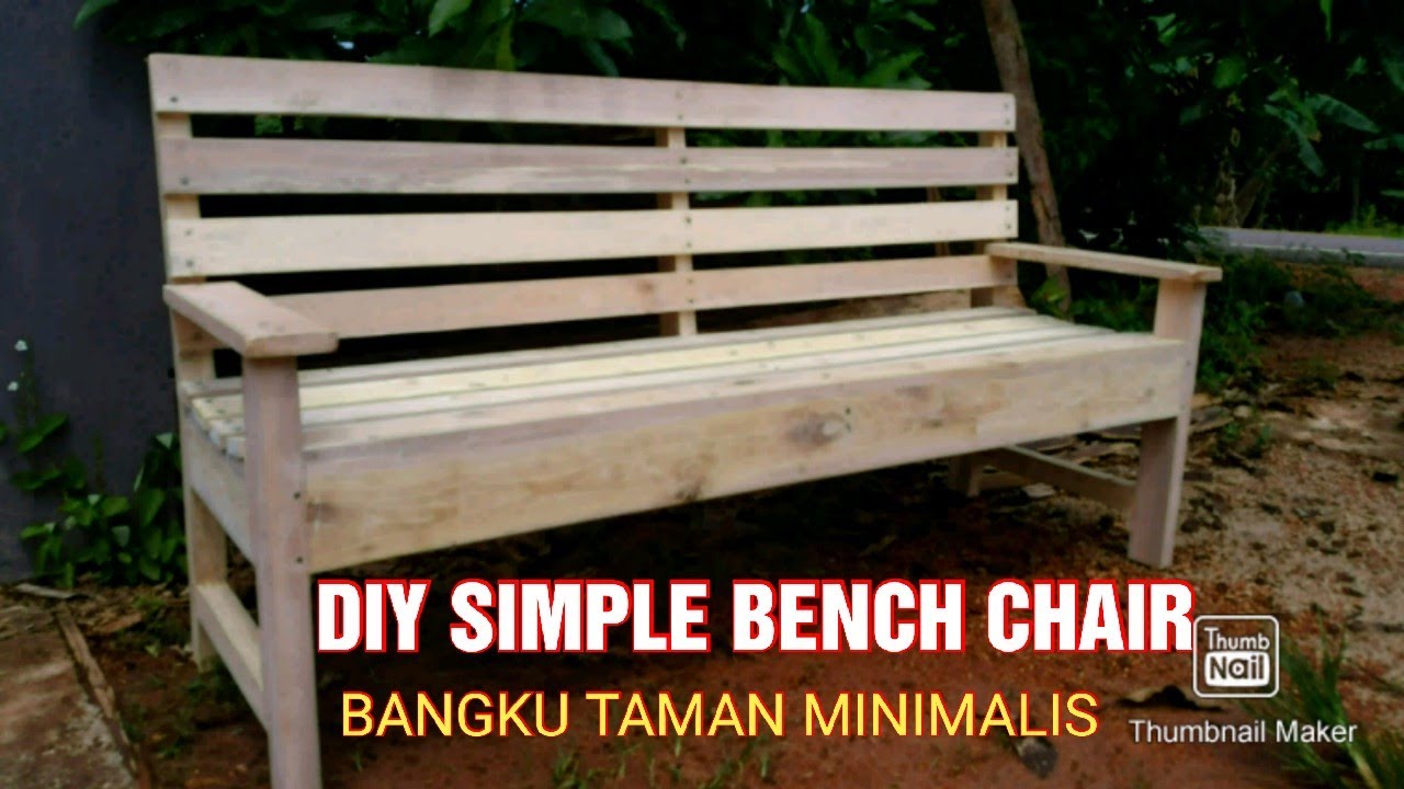 Detail Kursi Kayu Taman Minimalis Nomer 19