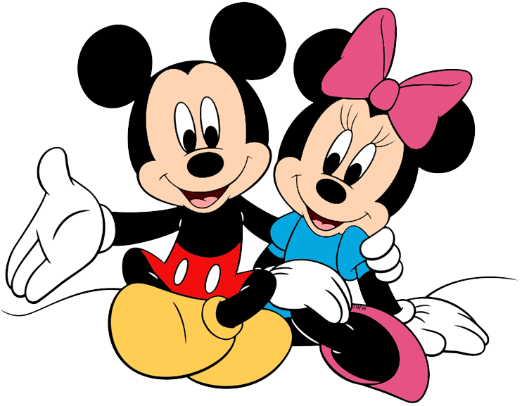 Detail Mickey Mouse And Minnie Mouse Clipart Nomer 2