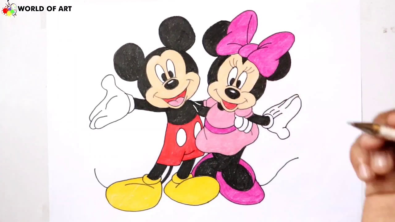 Detail Mickey Mouse And Minnie Mouse Picture Nomer 17