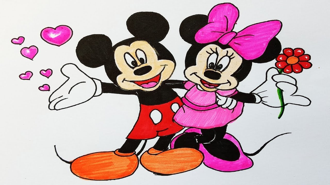 Detail Mickey Mouse And Minnie Mouse Picture Nomer 6