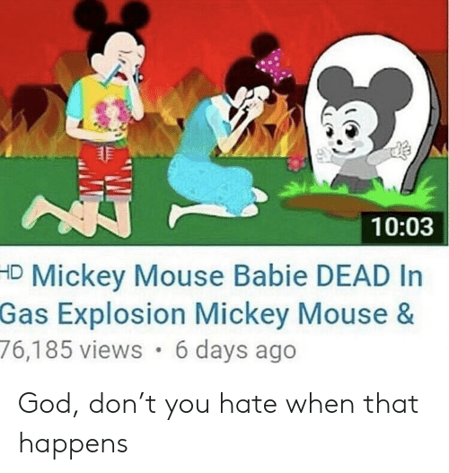 Detail Mickey Mouse Baby Dead In Gas Explosion Nomer 14