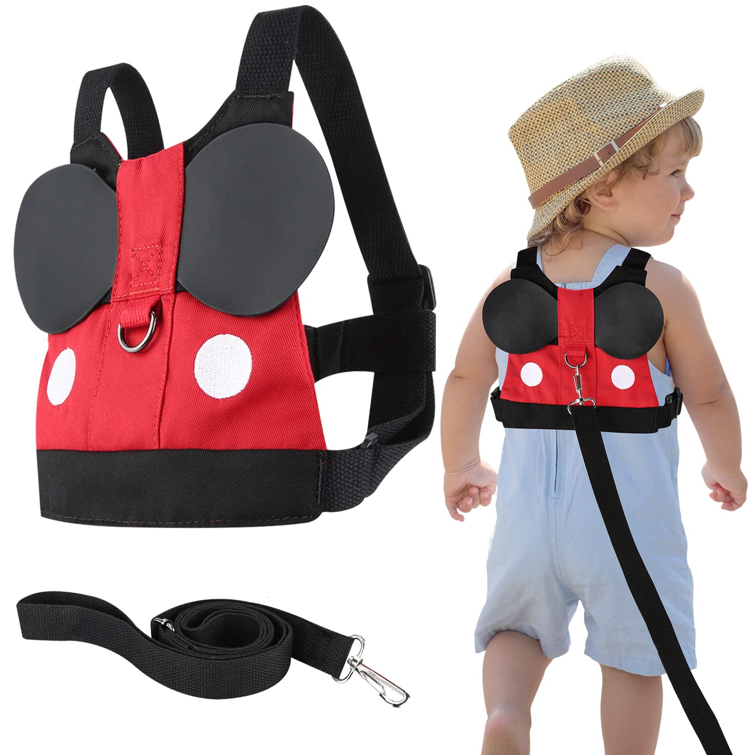Detail Mickey Mouse Backpack Leash Nomer 8