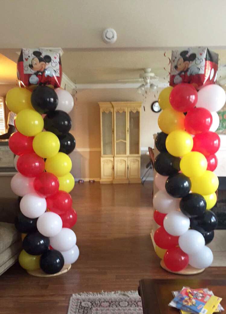 Detail Mickey Mouse Balloon Columns Nomer 43