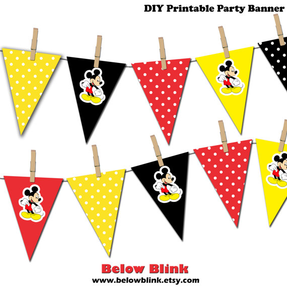 Detail Mickey Mouse Banner Png Nomer 13