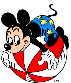 Detail Mickey Mouse Beach Clipart Nomer 23