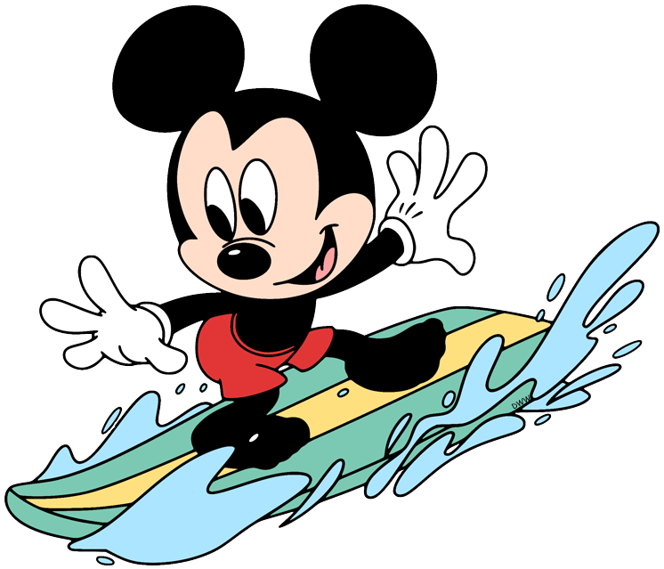 Detail Mickey Mouse Beach Clipart Nomer 45