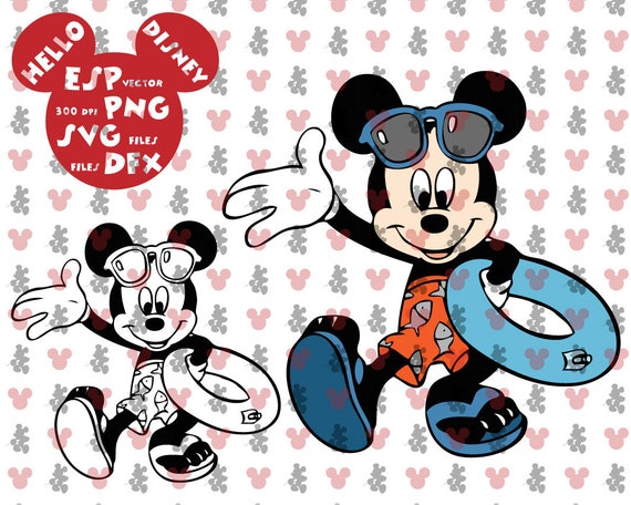 Detail Mickey Mouse Beach Clipart Nomer 48