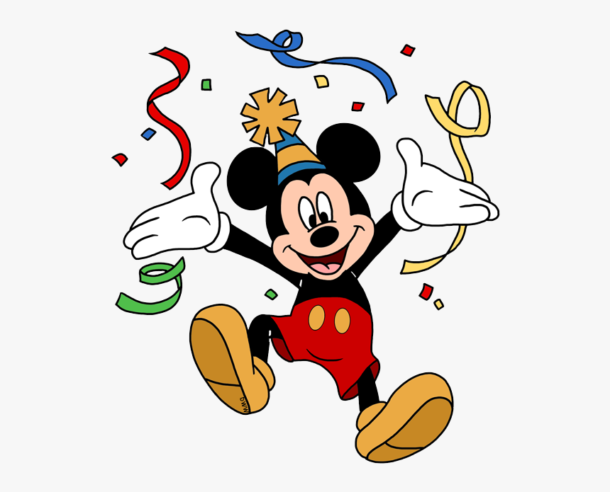 Mickey Mouse Birthday Clipart - KibrisPDR