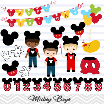 Detail Mickey Mouse Birthday Clipart Nomer 37