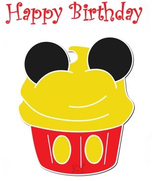 Detail Mickey Mouse Birthday Clipart Nomer 44