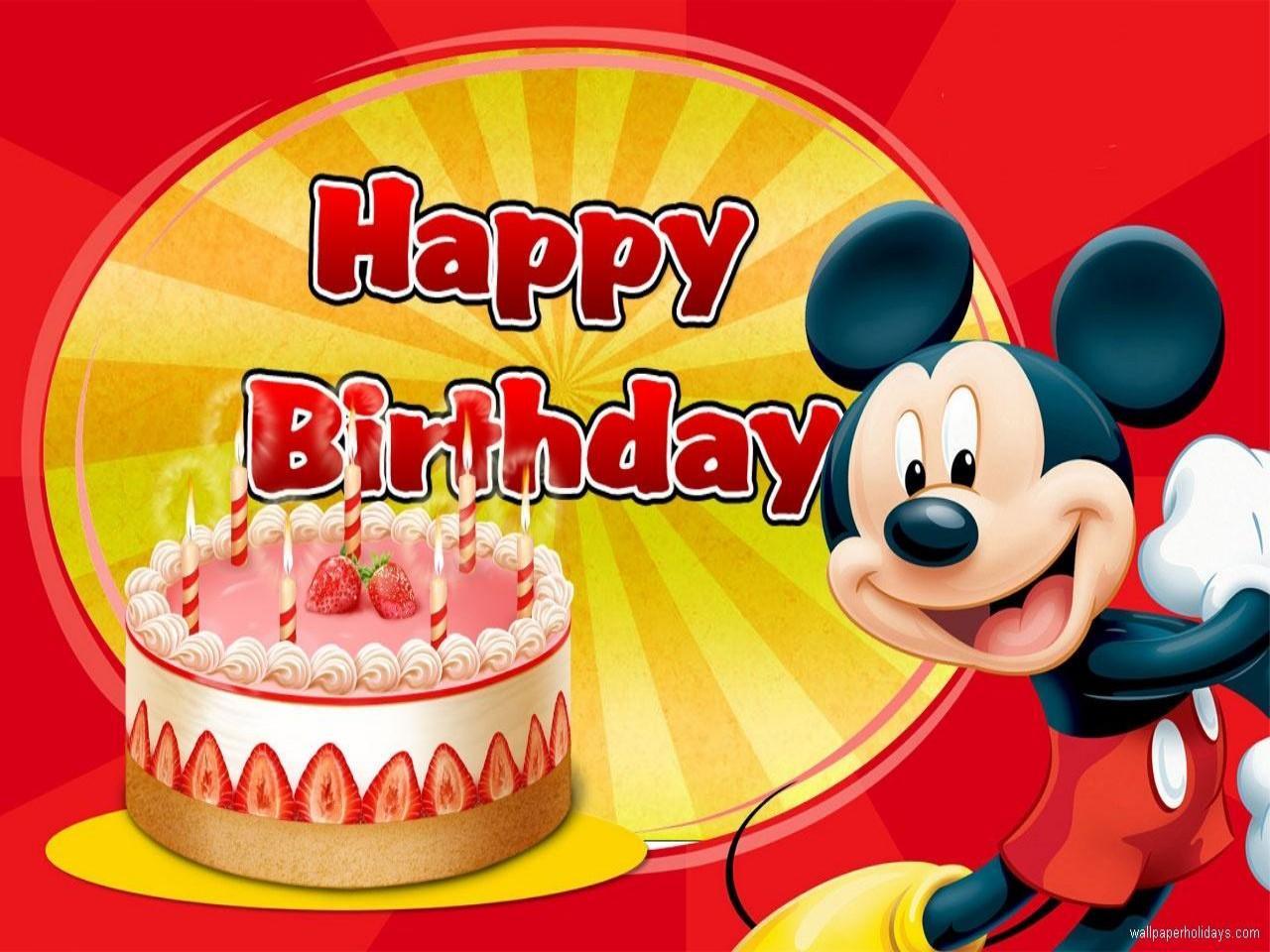 Detail Mickey Mouse Birthday Pics Nomer 30