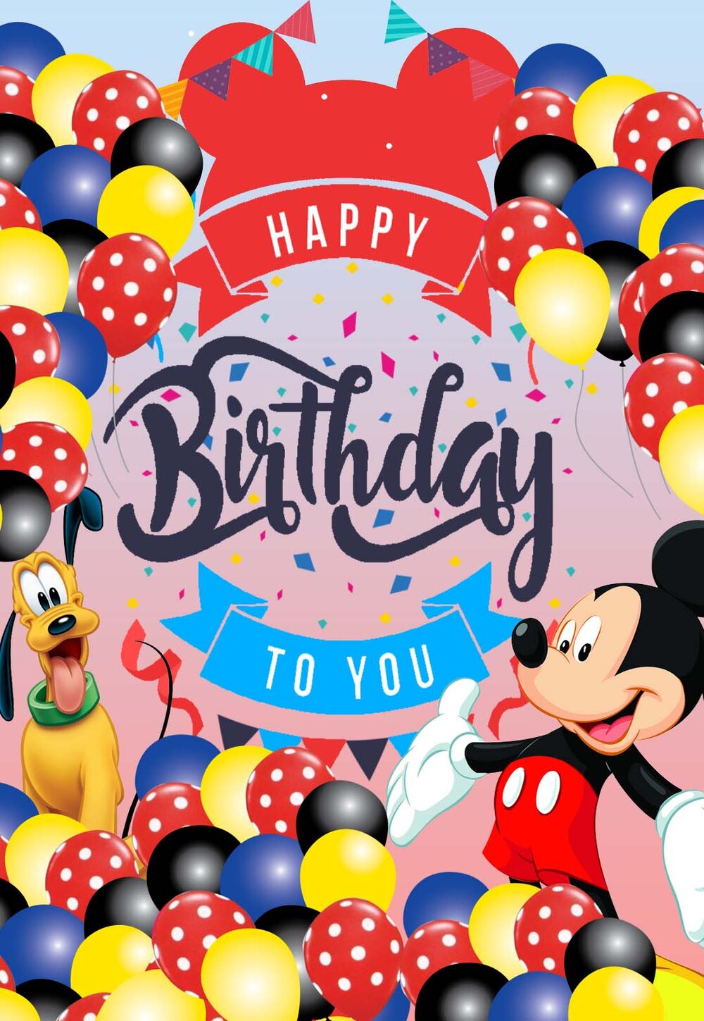 Detail Mickey Mouse Birthday Pictures Nomer 12